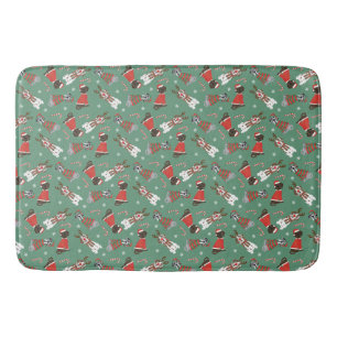 Tapis De Bain Joyeux Noël Grands Chiens Danois