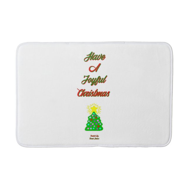 Tapis De Bain Joyeux Noël Moyen Mat de bain (Devant)