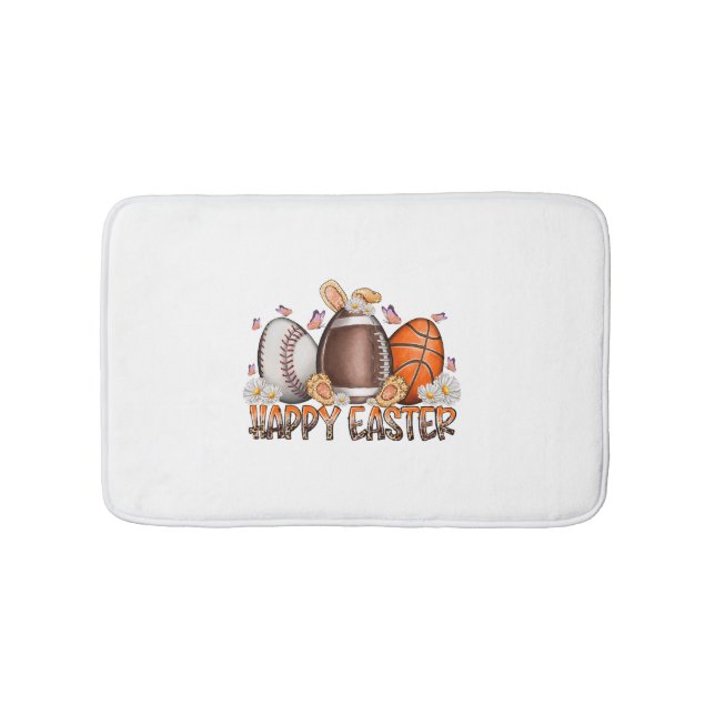 Tapis De Bain Joyeux Oeufs de Pâques (Devant)