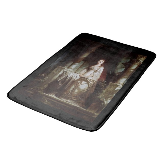 Tapis De Bain Juliet par Thomas-Francis Dicksee (Angle)