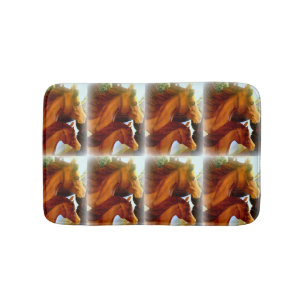 Tapis De Bain jument et poney