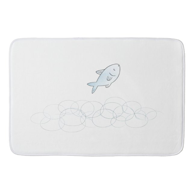Tapis De Bain Jumping Fish Bath Mat (Devant)