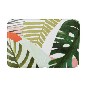 Tapis De Bain Jungle Beat Tropical Green