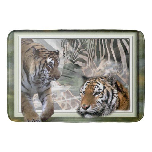 Tapis De Bain Jungle primitive (Devant)