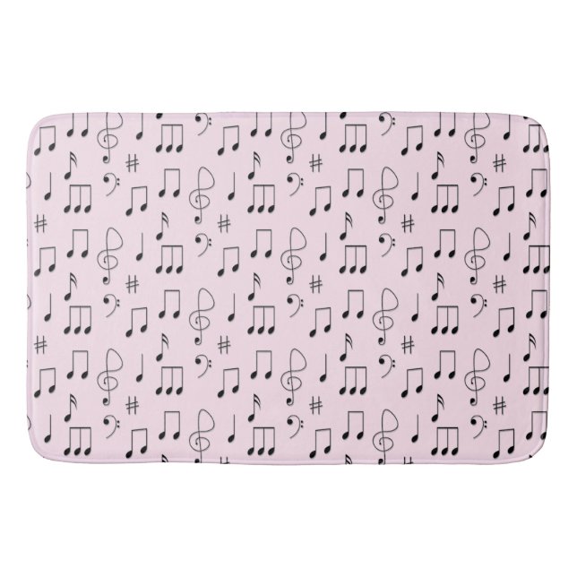 Tapis De Bain Just Noté Rose (Devant)