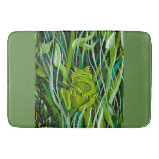 Tapis De Bain Juste En Se Posant Autour Du Mat De Bain