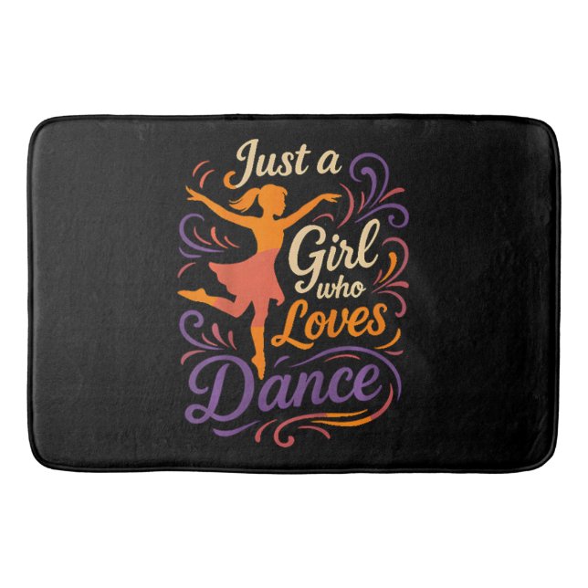 Tapis De Bain Juste un qui aime danser la danse (Devant)