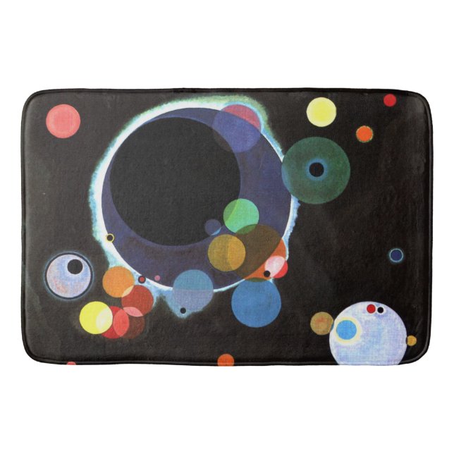 Tapis De Bain Kandinsky - Several Circles, famous abstract art (Devant)