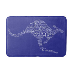 Tapis De Bain Kangourou en argot australien