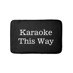 Tapis De Bain Karaoke drôle de cadeau de chanteur de cette faç