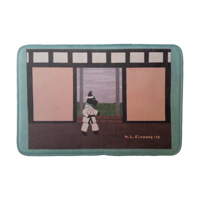 TAPIS DE BAIN KARATE SCOTTIE (Devant)