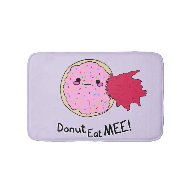 Tapis De Bain Kawaii Jam Donut Mange Moi (Devant)
