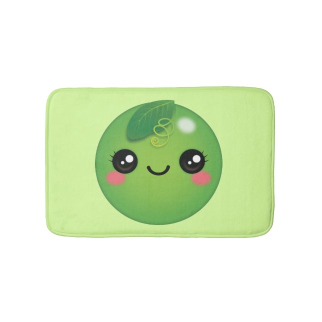 Tapis De Bain Kawaii Pea Bath Mat (Devant)