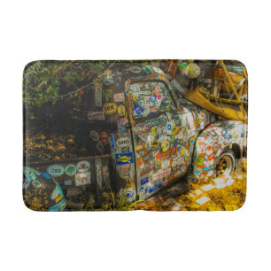 Tapis De Bain Key West est Art, Vieux Camion Pickup