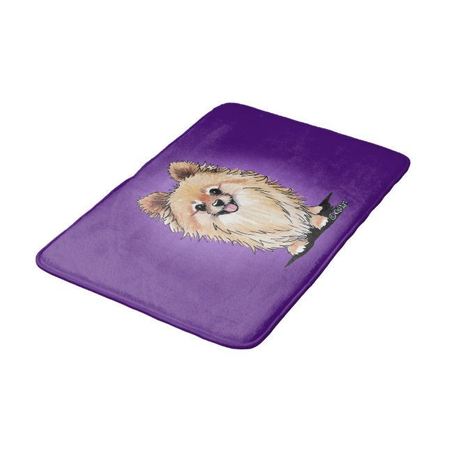 Tapis De Bain KiniArt Bella Pom (Angle)