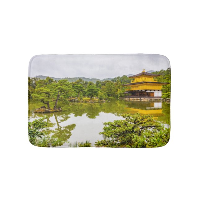Tapis De Bain Kinkaku-ji Ou Pavillon D'Or Et Étang, Kyoto (Devant)