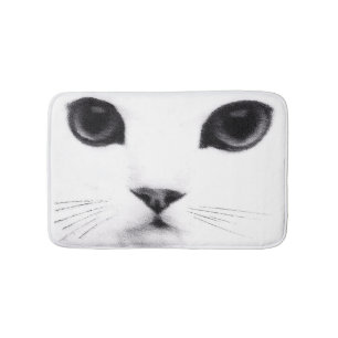 Tapis De Bain Kitty font face à des caractéristiques