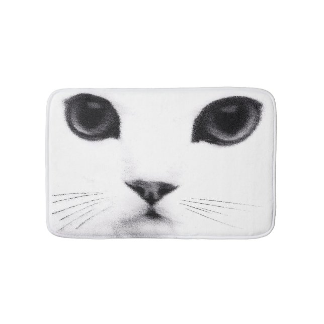 Tapis De Bain Kitty font face à des caractéristiques (Devant)