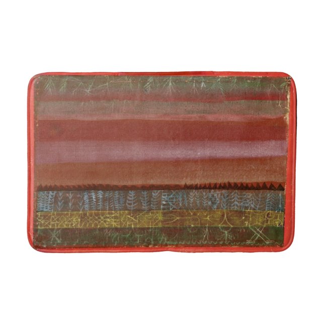 Tapis De Bain Klee - Paysage plat, art abstrait (Devant)