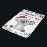 Tapis De Bain Koala Christmas Snow Winter Animals Koalas Bath Ma<br><div class="desc">The koala for Christmas with fairy lights. Funny animals with gifts and snow for the holidays. Also funny for christmas in July. Koalas are cute animals and perfect for Christmas.</div>
