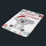 Tapis De Bain Koala Christmas Snow Winter Animals Koalas Bath Ma<br><div class="desc">The koala for Christmas with fairy lights. Funny animals with gifts and snow for the holidays. Also funny for christmas in July. Koalas are cute animals and perfect for Christmas.</div>