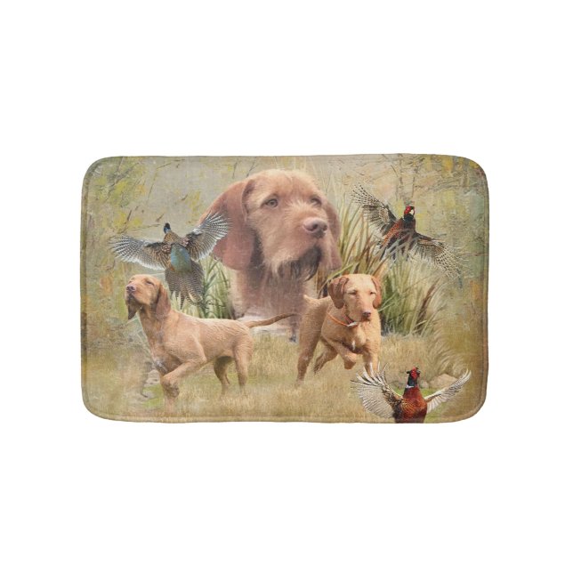 Tapis De Bain La À poils durs hongroise Vizsla (Devant)