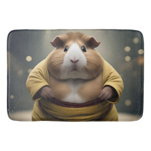 Tapis De Bain "La bataille de Sumo : le puissant lutteur de coch