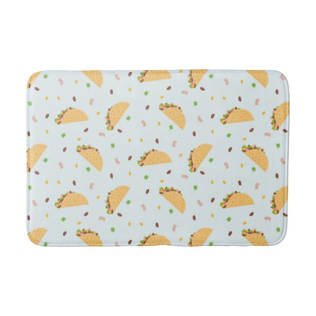 Tapis De Bain La faim du Motif de Tacos (Devant)