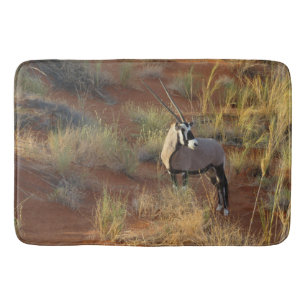 Tapis De Bain La faune africaine Oryx Antelope Dune Savannah