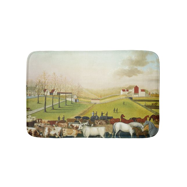 Tapis De Bain La ferme Cornell (Paysage de Pennsylvanie) (Devant)