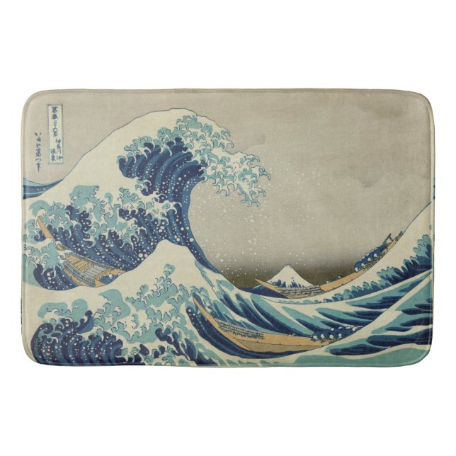 Tapis De Bain La grande vague Mt Fuji (Devant)
