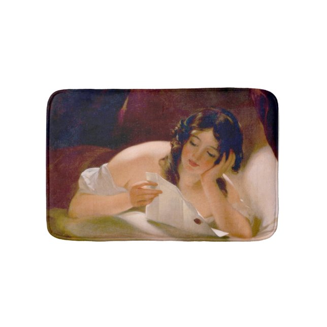 Tapis De Bain La lettre d'amour (par Thomas Sully) (Devant)