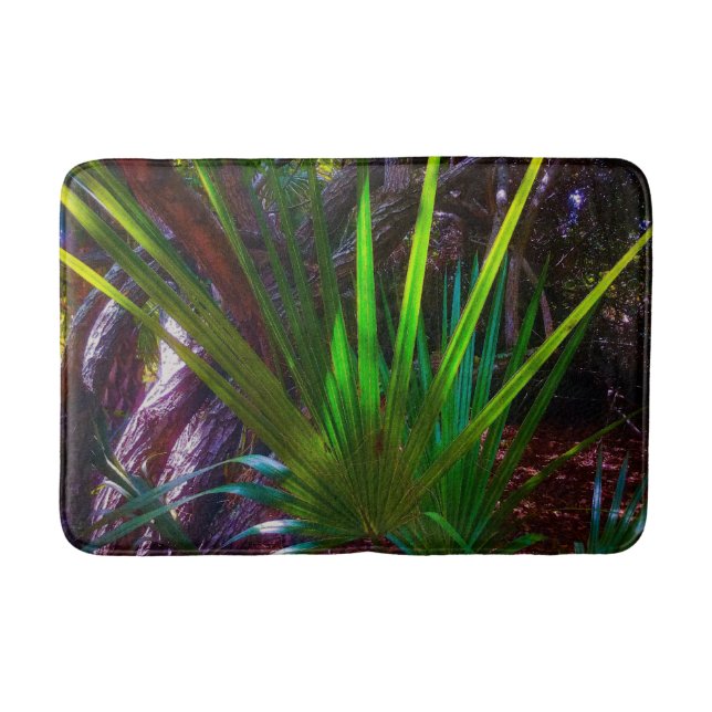 Tapis De Bain La lumière arrive à la forêt. (Devant)