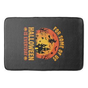 Tapis De Bain La Maison Hantée De La Sorcière D'Halloween Est To