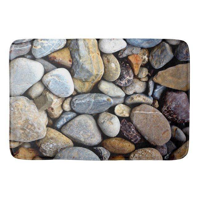 Tapis De Bain La nature bascule le courant de caillou (Devant)