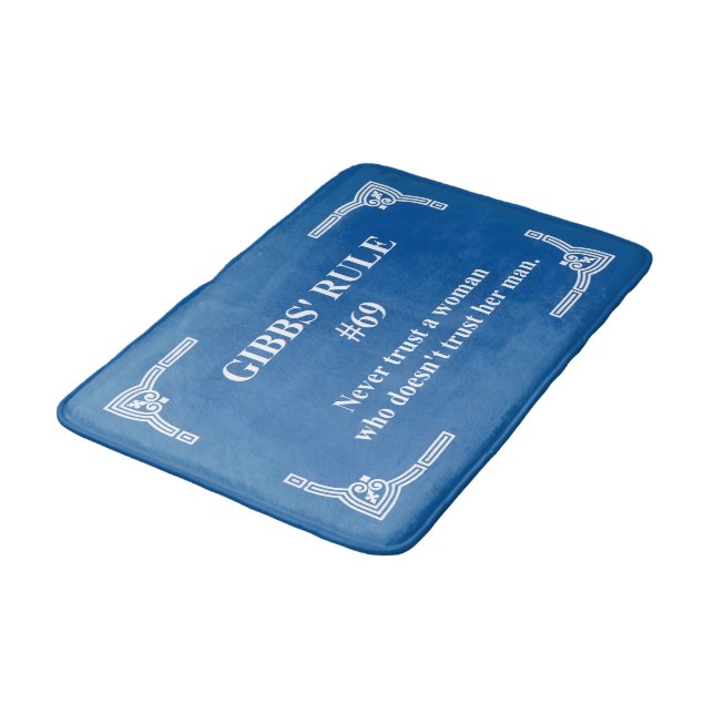 Tapis De Bain La règle 69 de Gibbs (Angle)