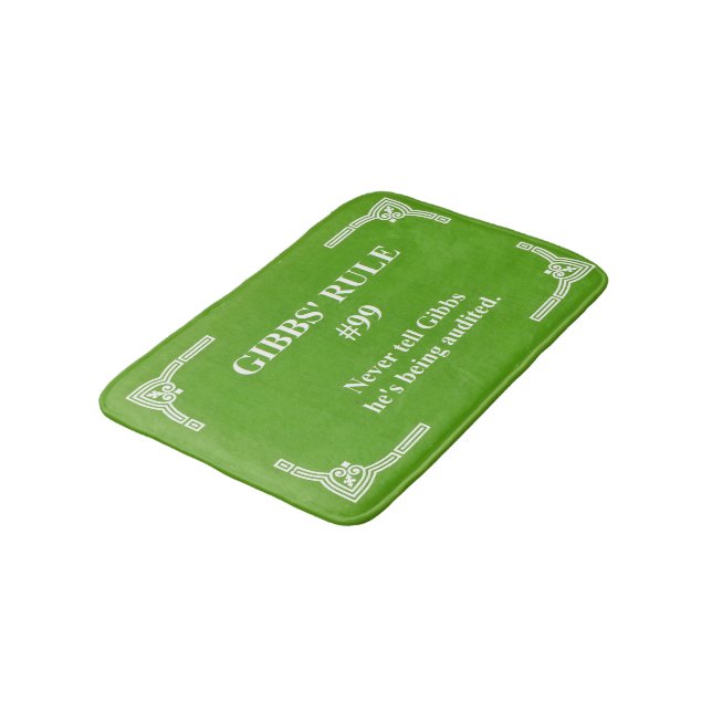Tapis De Bain La règle 99 de Gibbs (Angle)