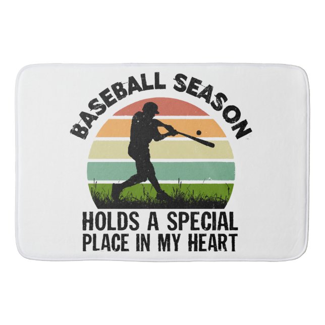 Tapis De Bain la saison de baseball occupe une place spéciale da (Devant)
