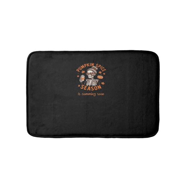 Tapis De Bain La saison des épices citrouilles commence bientôt  (Devant)