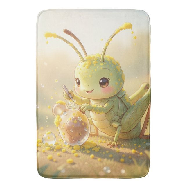 Tapis De Bain La sauterelle et le chef-d'œuvre de nectar (devant Vertical)