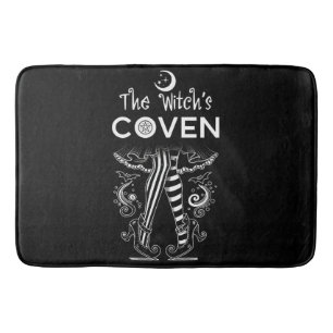 Tapis De Bain La Sorcière du Coven Jambes de Sorcière Halloween