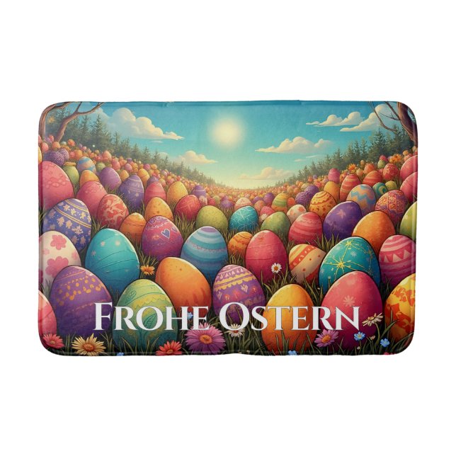 Tapis De Bain La Terre de Pâques magique (Devant)