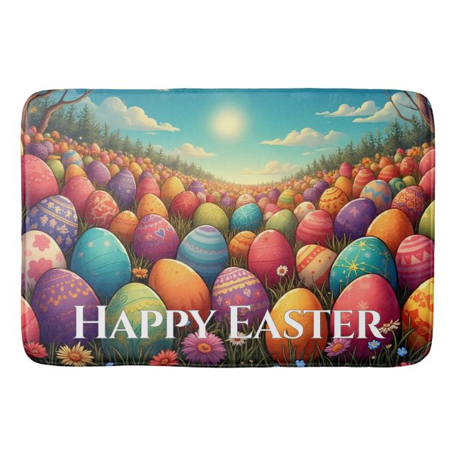 Tapis De Bain La Terre de Pâques magique (Devant)