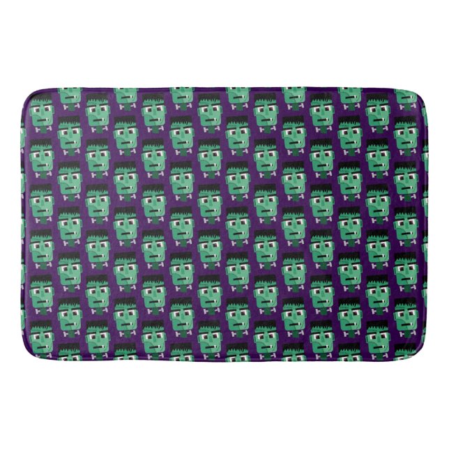 Tapis De Bain La tête du monstre Frankenstein (Devant)