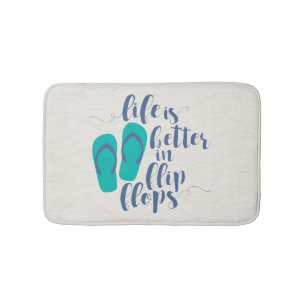 Tapis De Bain La vie est meilleure dans des bascules