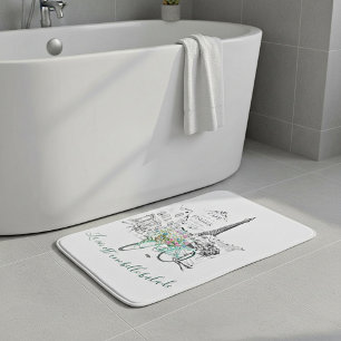 Tapis De Bain La vie est une belle balade
