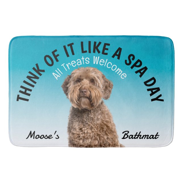 Tapis De Bain Labradoodle Mat de bain Amoureux des chiens person (Devant)