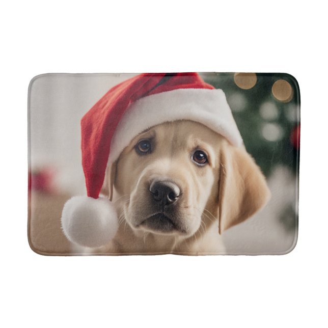 Tapis De Bain Labrador Retriever Christmas (Devant)