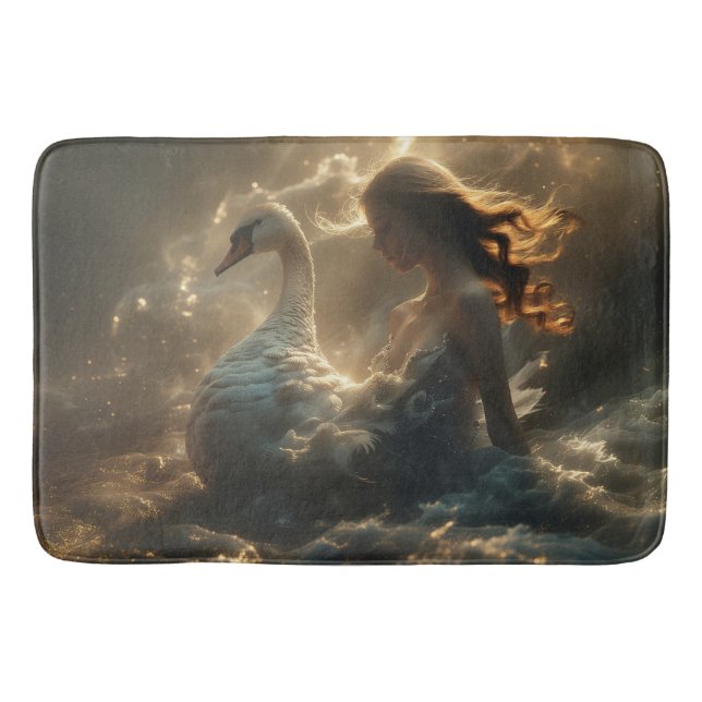 TAPIS DE BAIN LAC DES CYGNES - BALLET & DANSE (Devant)