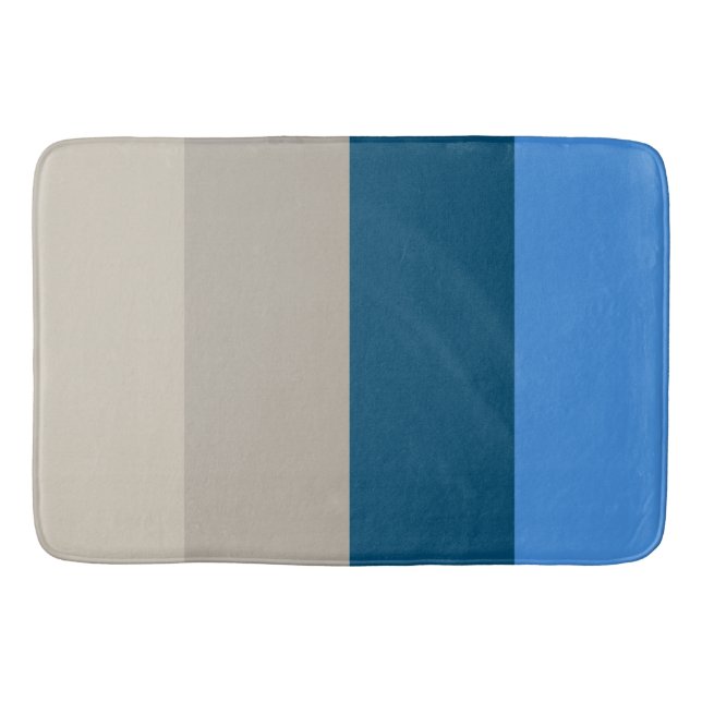 Tapis De Bain Lac Michigan Sable et Surfs (Devant)